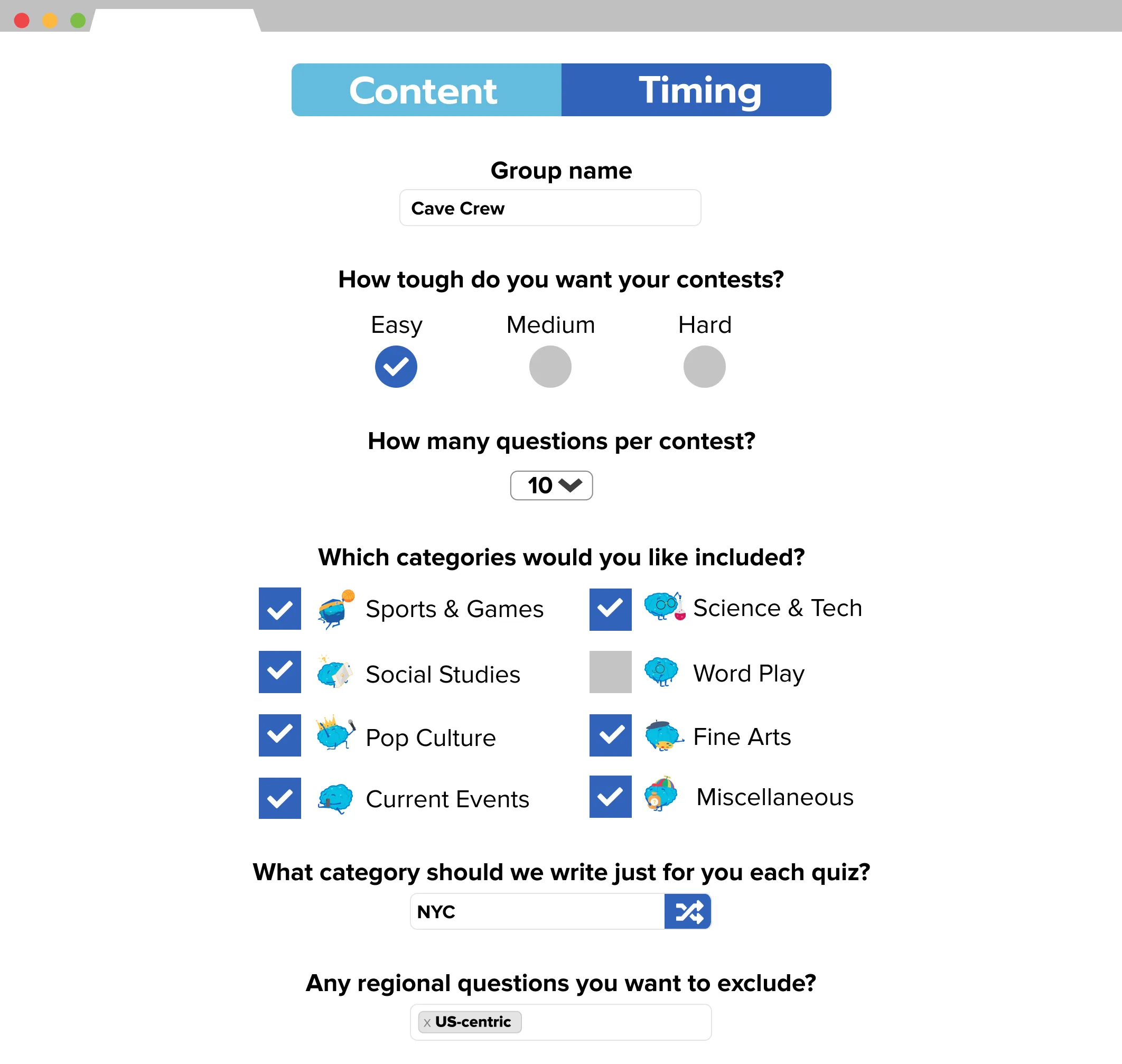 Water Cooler Trivia How it works